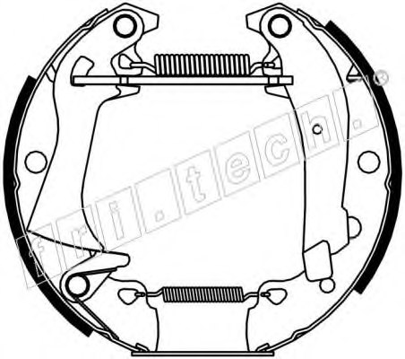 fri.tech. 16123 Brake Shoe Set